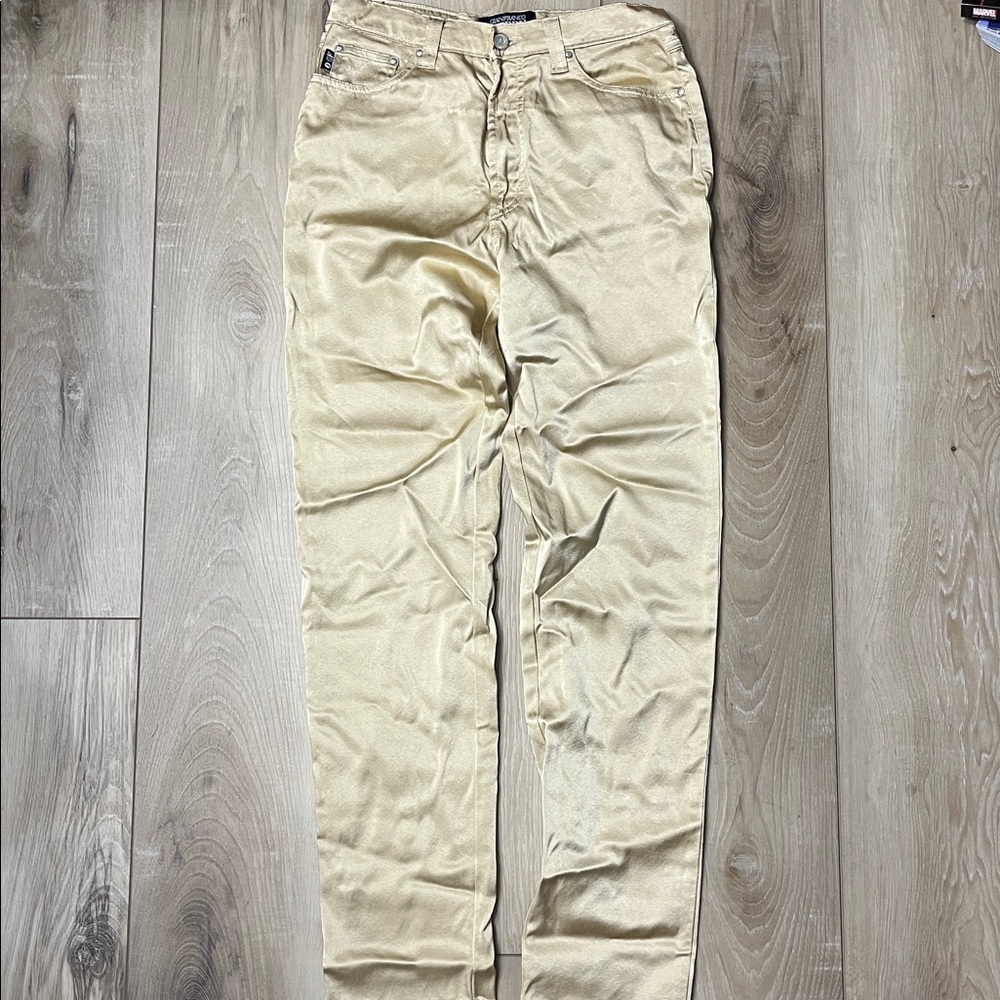 Vintage Gianfranco Ferre Jeans Gold Stretch 90’s